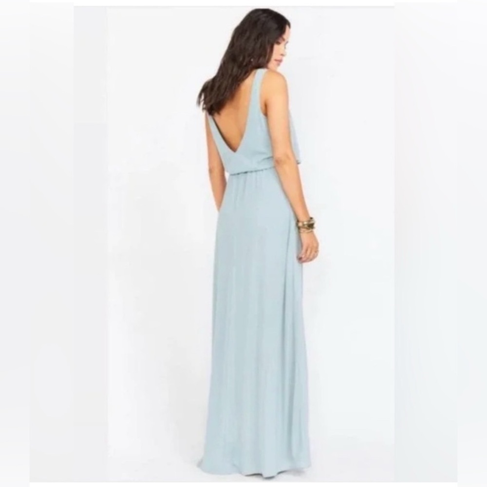 Show Me Your Mumu Elegant Blue Maxi Dress - Picture 3 of 6